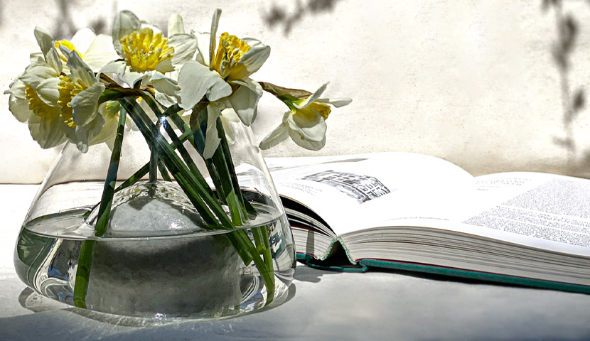 گلدان شیشه ای با سنگ سایمان01156