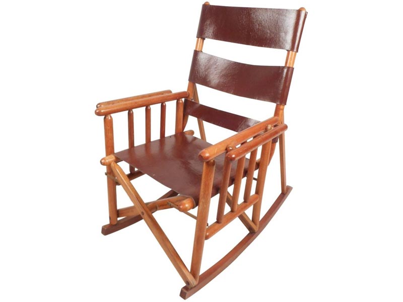 صندلی راک تاشو چوبی